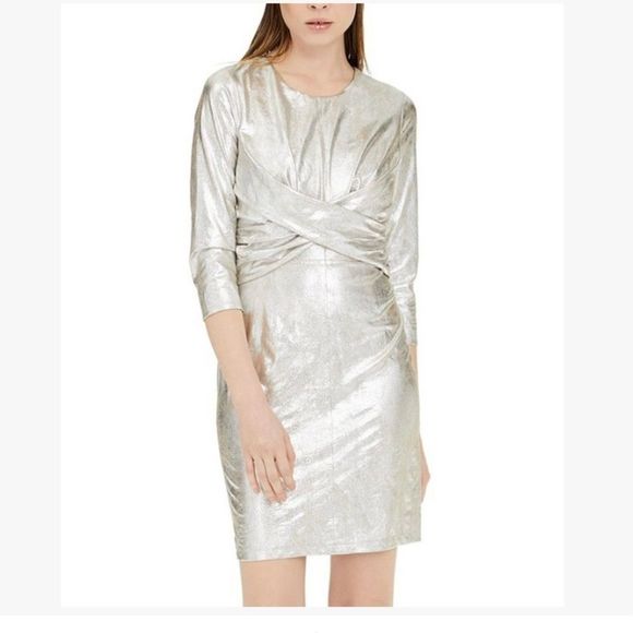 INC International Concepts Dresses & Skirts - #19 Silver Sheath dress